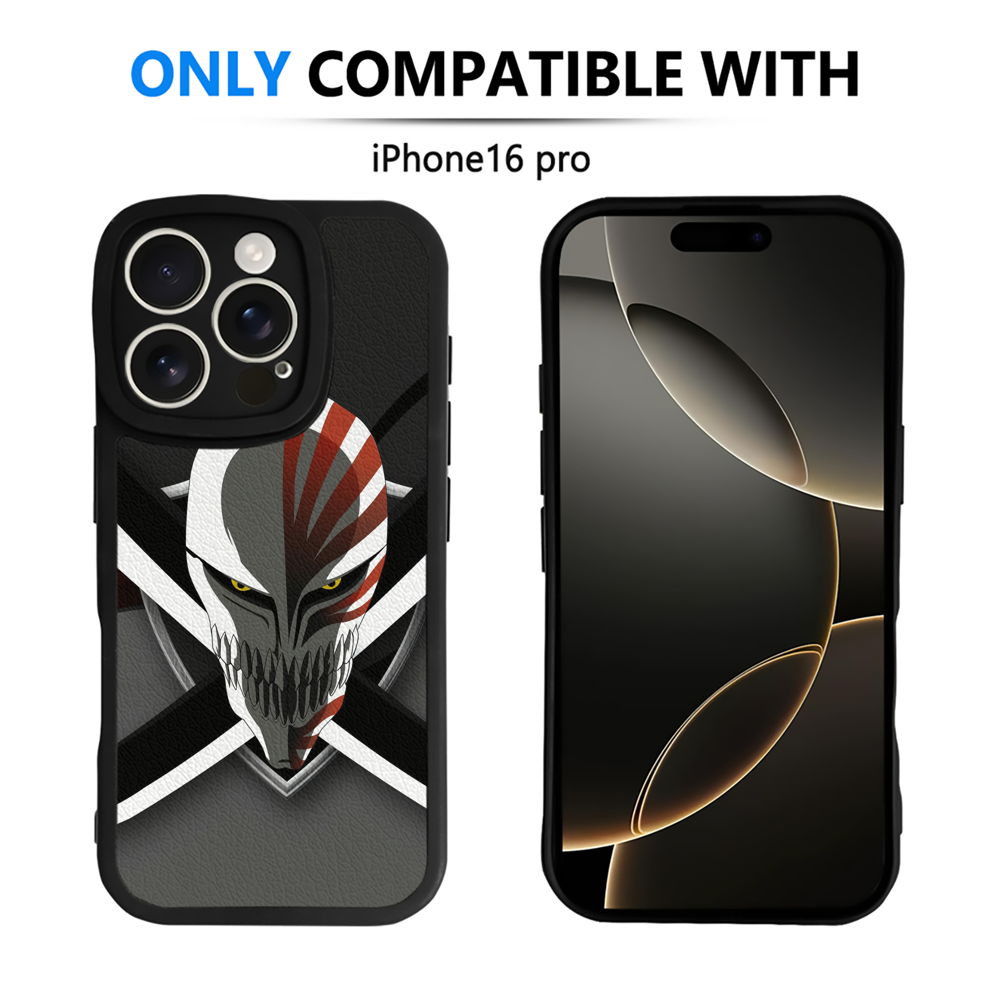 （画像用） ブリーチ BLEACH 【iPhone 16シリーズ対応】シリコンスマホケース（レザー調） 材質：シリコン